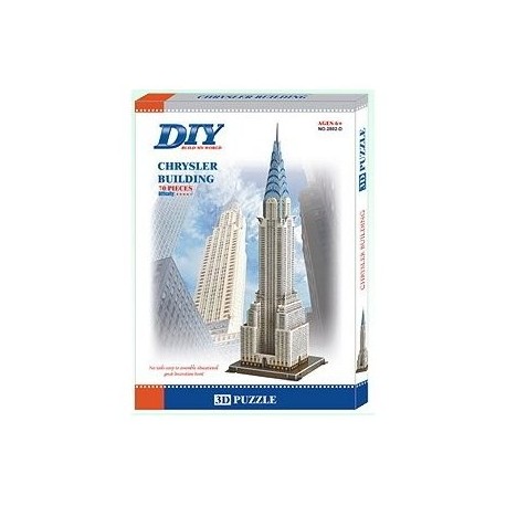 USA Chrysler Building 3D- Educational Puzzle Model