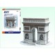 Building Arc De Triomphe Paris Model 3D- Educational Puzzle