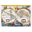 Пъзел - „World map”, early 18th century, Pieter Vander